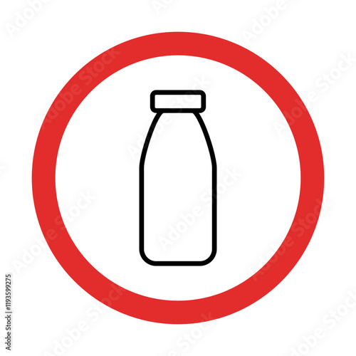No bottle of milk