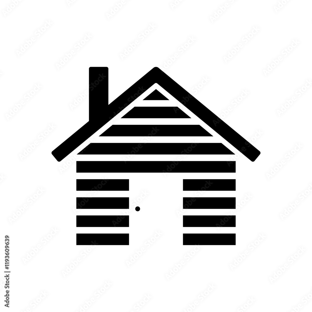 House icon. Black silhouette. Front view. Vector simple flat graphic illustration. Isolated object on white background. Isolate. House icon. Black silhouette. Front view. Vector simple flat graphic illustration. Isolated object on white background. Isolate.