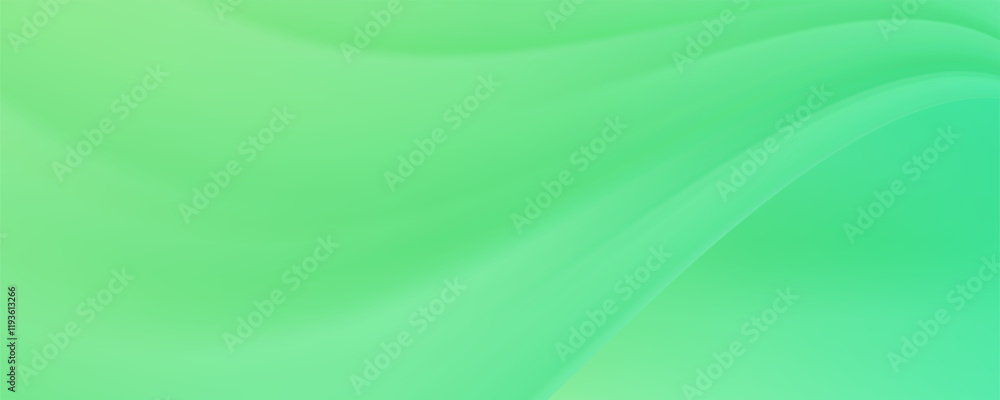 Abstract green wavy background. Vector EPS 10