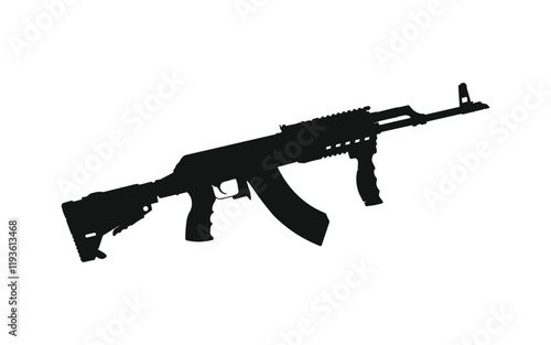 assault rifle illustration