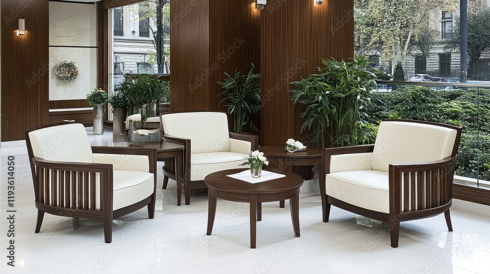 Sophisticated lounge area featuring cozy furniture and minimalist design elements, perfect for relaxation and social gatherings. Sophisticated lounge area featuring cozy furniture and minimalist design elements, perfect for relaxation and social gatherings.