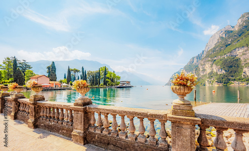 Fotografija City of Riva del Garda, Lake Garda, Italy. Lago di garda