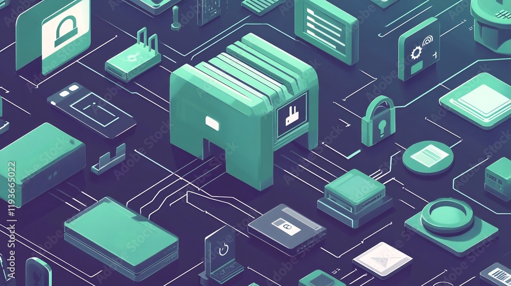 Cybersecurity representation focusing data encryption firewall mechanisms secure network designs and advanced threat detection systems Cybersecurity representation focusing data encryption firewall mechanisms secure network designs and advanced threat detection systems