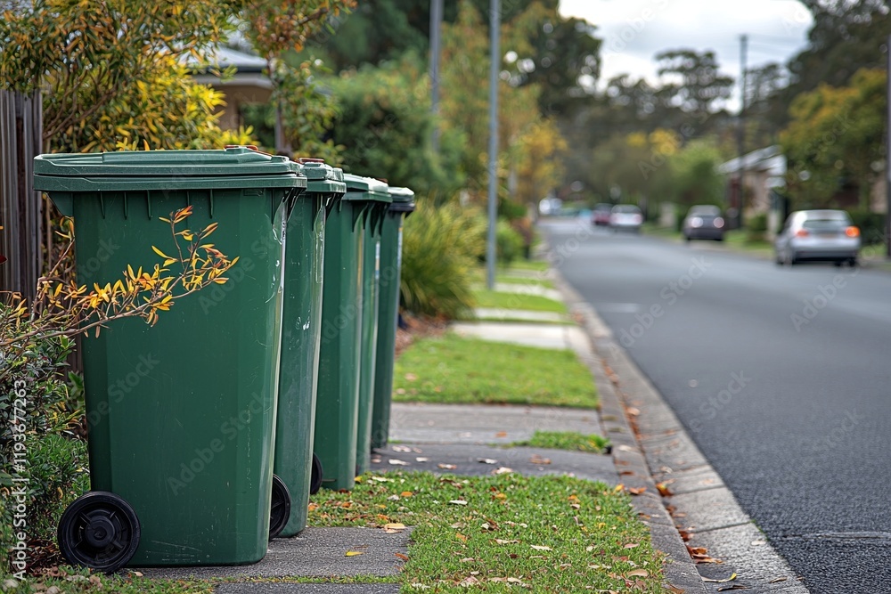 Outdoor recycling bins can be found in Melbourne, Australia Outdoor recycling bins can be found in Melbourne, Australia