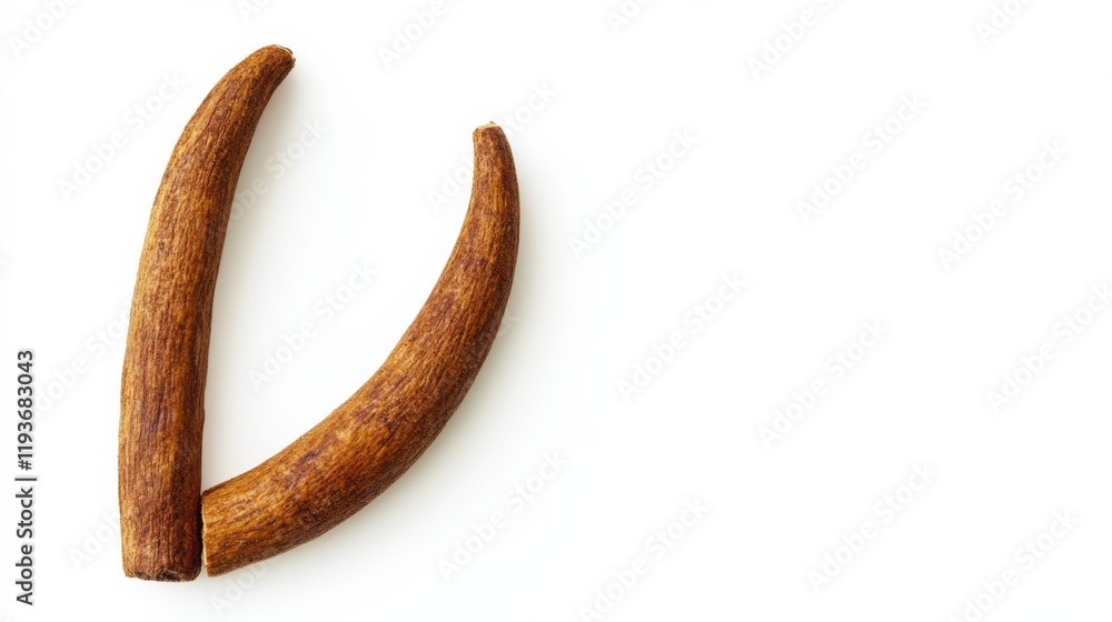 Natural and Unique Organic Shapes of Brown Textured Objects Sitting on a Bright White Surface Ideal for Creative Projects or Nutritional Illustrations Natural and Unique Organic Shapes of Brown Textured Objects Sitting on a Bright White Surface Ideal for Creative Projects or Nutritional Illustrations