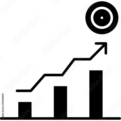 Successful Investment icon single vector illustration