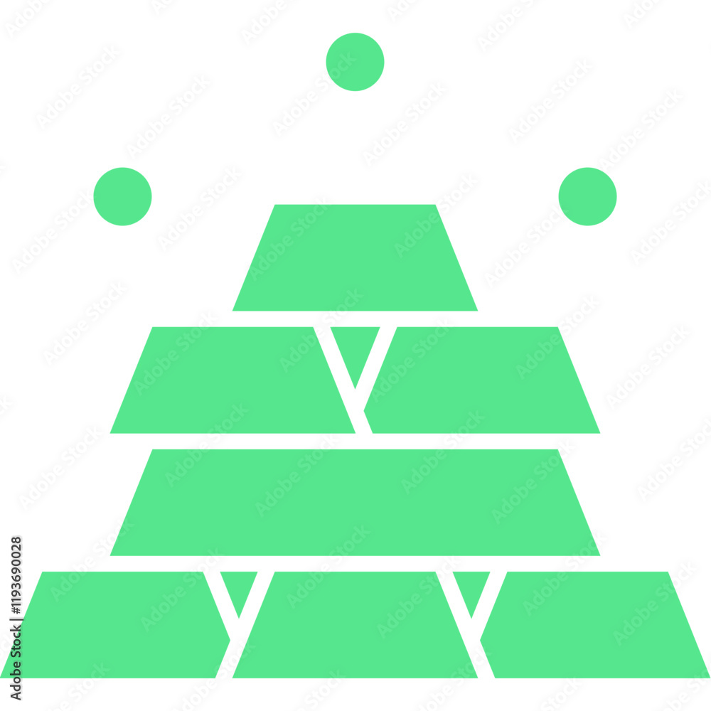Gold icon single vector illustration Gold icon single vector illustration