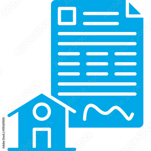 Mortgage Loan icon single vector illustration