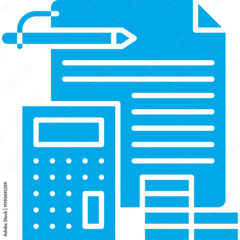 Budgeting icon single vector illustration Budgeting icon single vector illustration