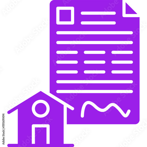 Mortgage Loan icon single vector illustration