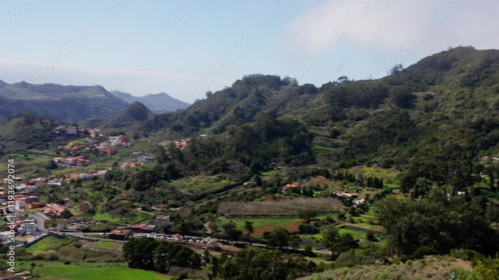 Experience the Stunning Aerial View of a Vibrant Community Nestled within a Mountain Valley Experience the Stunning Aerial View of a Vibrant Community Nestled within a Mountain Valley