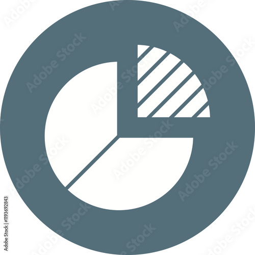Share Market Analysis icon single vector illustration
