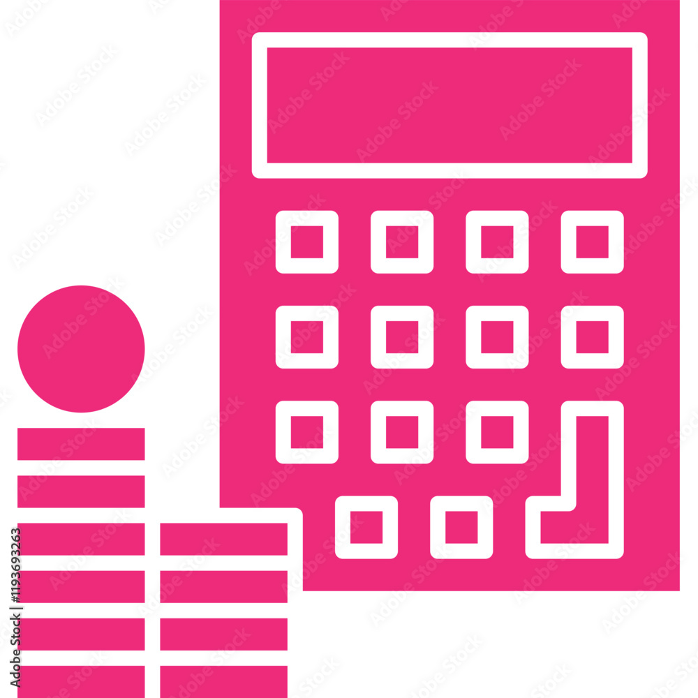 Accounting icon single vector illustration Accounting icon single vector illustration