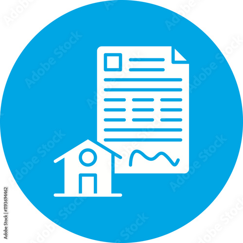 Mortgage Loan icon single vector illustration