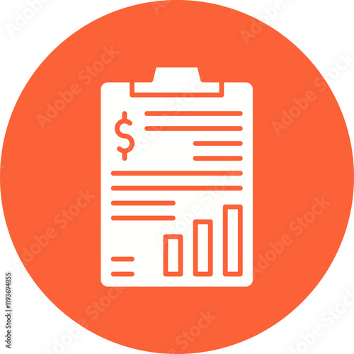 Marketing Budget icon single vector illustration