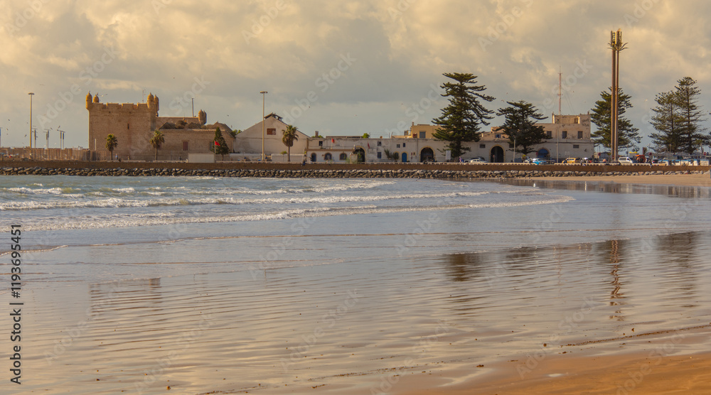 Naklejka premium architecture of the beautiful city of Essaouira in west Morocco