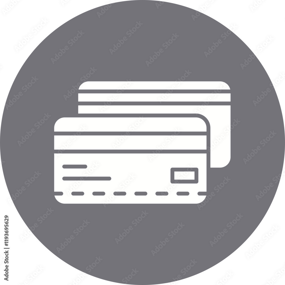 Credit Card icon single vector illustration Credit Card icon single vector illustration