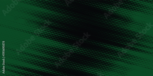 Abstract green halftone with black sports background. Vector dotted sparkles or halftone shine pattern texture Pop Art Style Background. Vector illustration eps 10