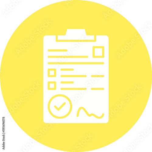 Contract icon single vector illustration