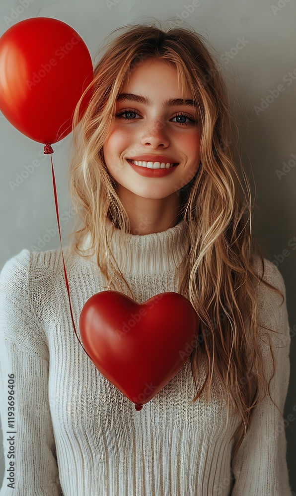 Hand holding a heart-shaped balloon
Hand holding a heart-shaped balloon
