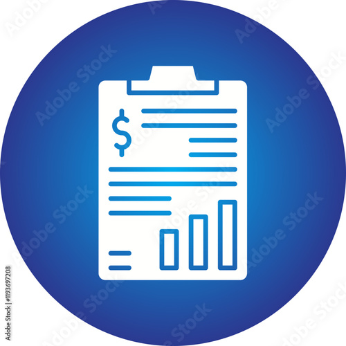 Marketing Budget icon single vector illustration