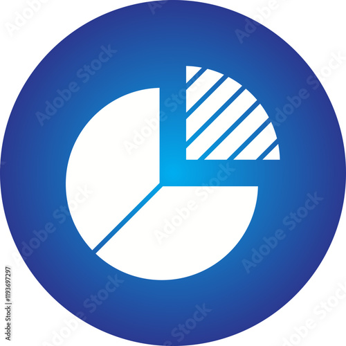 Share Market Analysis icon single vector illustration