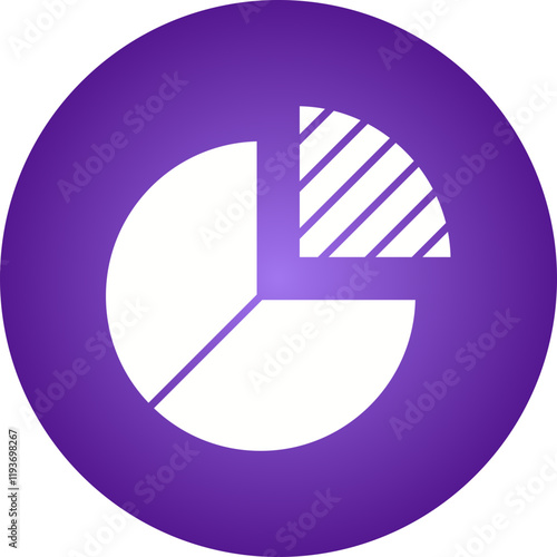 Share Market Analysis icon single vector illustration