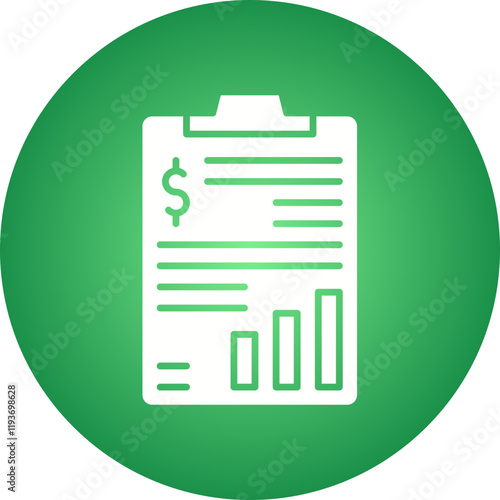 Marketing Budget icon single vector illustration