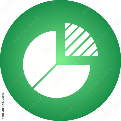Share Market Analysis icon single vector illustration