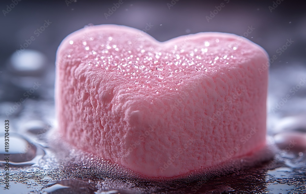 Pink Heart-Shaped Marshmallow
Pink Heart-Shaped Marshmallow
