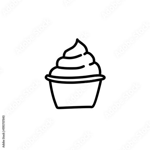 ice cream outline