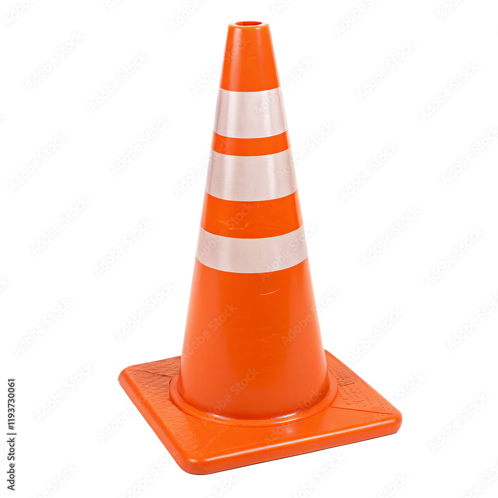 Traffic cone isolated on a transparent background. Traffic cone isolated on a transparent background.