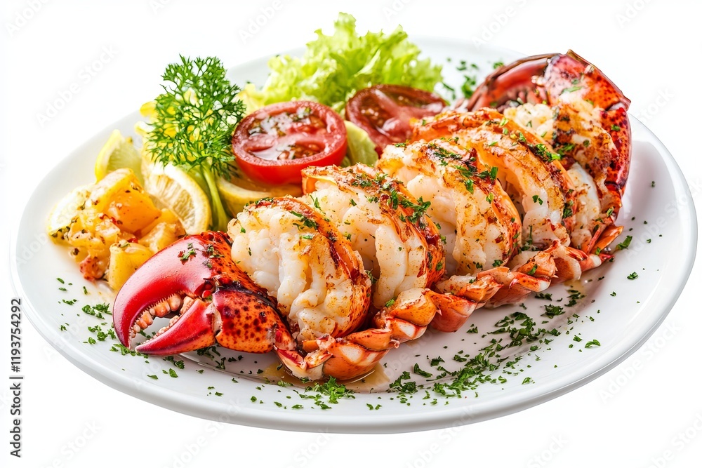 Steam Lobster on white background, Cook Canadian Lobster isolate on white with clipping path. Steam Lobster on white background, Cook Canadian Lobster isolate on white with clipping path.