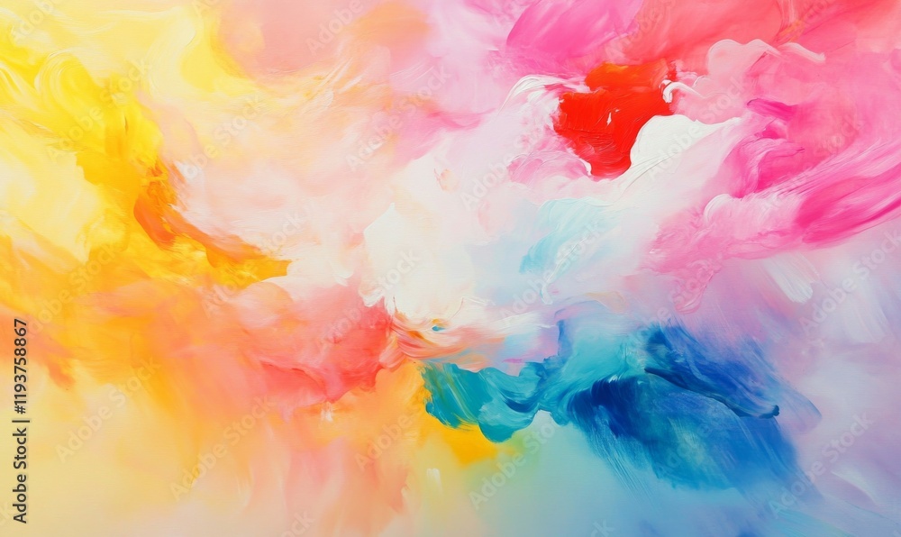 Fototapeta premium A medley of bright and pastel shades merge into a mesmerizing blur, vibrant colors, colorful blur