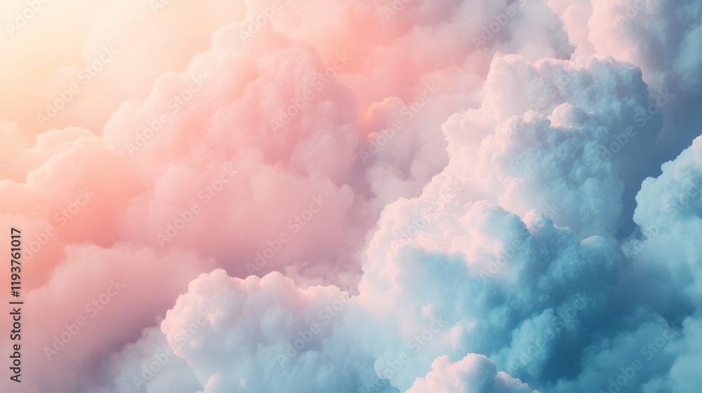 Soft Pastel Clouds Gently Fill The Sky Soft Pastel Clouds Gently Fill The Sky