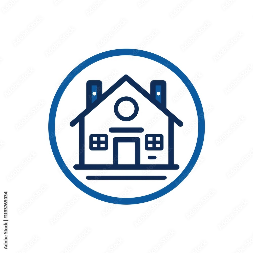 Area M2 Outline Graphic. Real Estate and Home Property Concept in Linear Style Area M2 Outline Graphic. Real Estate and Home Property Concept in Linear Style