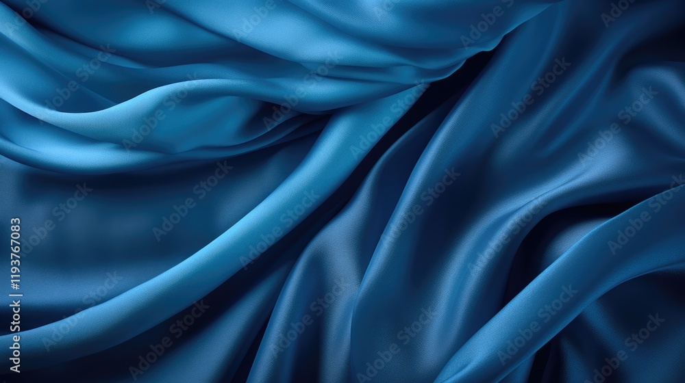 Blue Cloth: Classic Background Design for Textile, Apparel or Fashion Ads with Dark Blue Tones and Copy Space for Your Own Text or Message Blue Cloth: Classic Background Design for Textile, Apparel or Fashion Ads with Dark Blue Tones and Copy Space for Your Own Text or Message