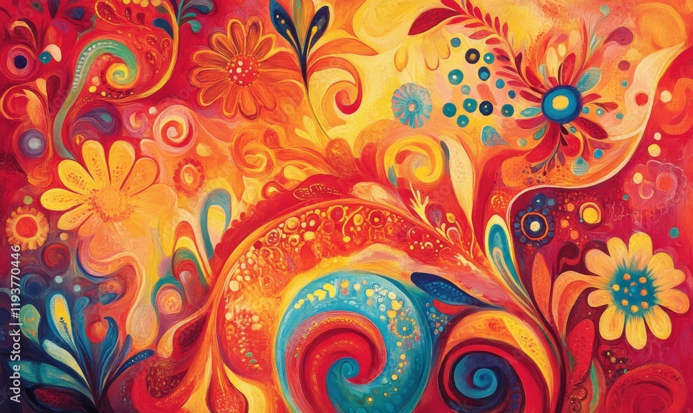 A fiVibrant red background with swirling patterns of bright orange and yellow hues, bright red abstract, colorful patterns A fiVibrant red background with swirling patterns of bright orange and yellow hues, bright red abstract, colorful patterns