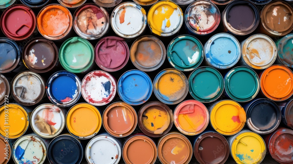 Empty Paint Cans: Reusing, Disposing of Hazardous Waste at a Recycling Center. Properly Recycle Chemical Paint Cans Empty Paint Cans: Reusing, Disposing of Hazardous Waste at a Recycling Center. Properly Recycle Chemical Paint Cans