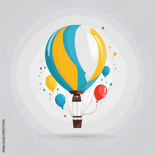 flying balloons,balloon,colorful balloons,,vector illustration.