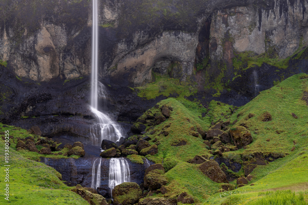 Fagrifoss waterfall near Kirkjubæjarklaustur, Iceland