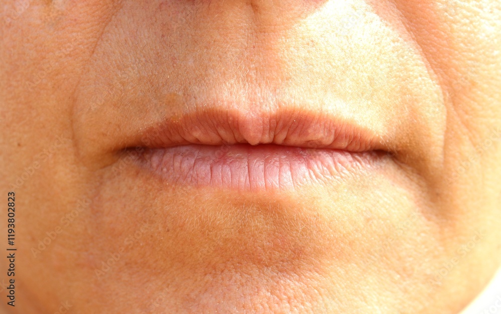 Obraz premium boca de mujer adulta