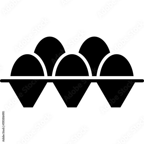 Eggs icon single vector illustration