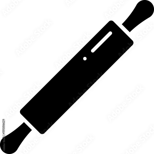 Rolling Pin icon single vector illustration