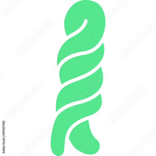 Braided Bread icon single vector illustration