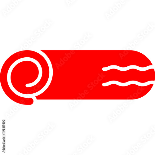 Swiss Roll icon single vector illustration