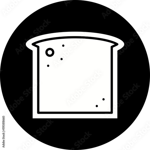 Sliced loaf of Bread icon single vector illustration