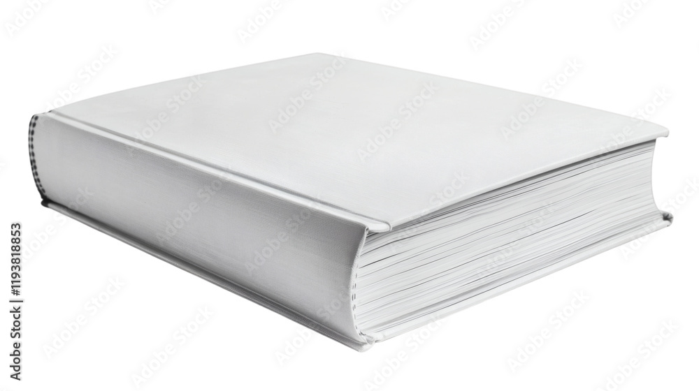 Blank white hard cover book, isolated on white background Blank white hard cover book, isolated on white background