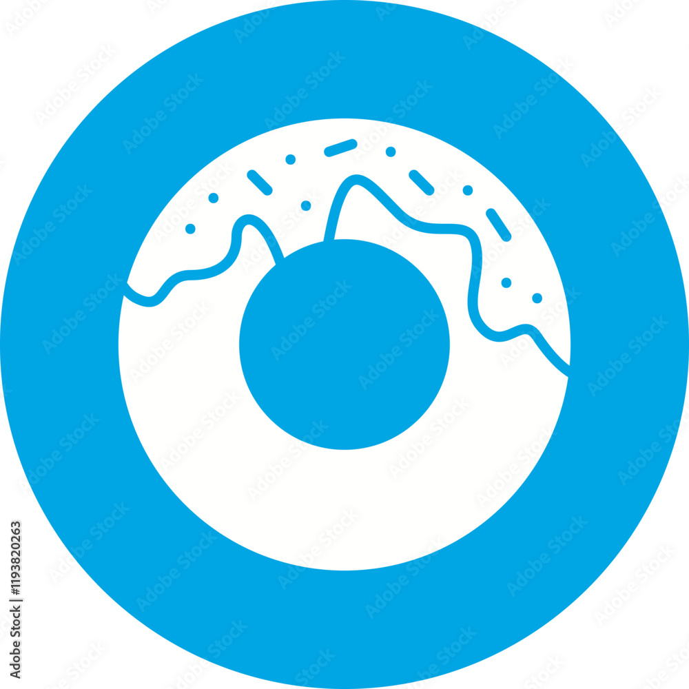 Doughnuts icon single vector illustration Doughnuts icon single vector illustration