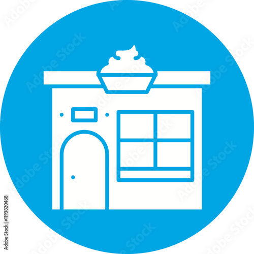 Bakery icon single vector illustration